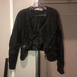 Vegan Leather Jacket